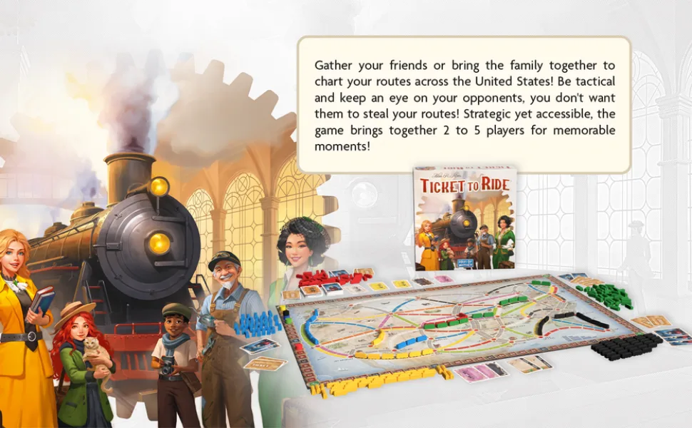 Ticket to Ride Board Game image 2
