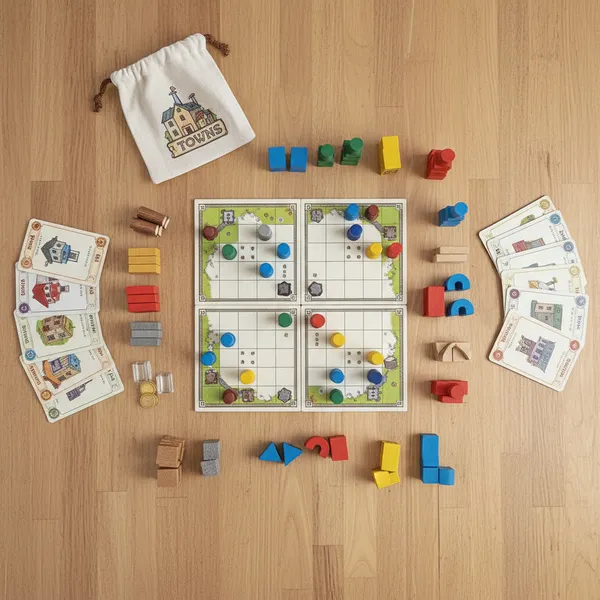 Tiny Towns Board Game image 2